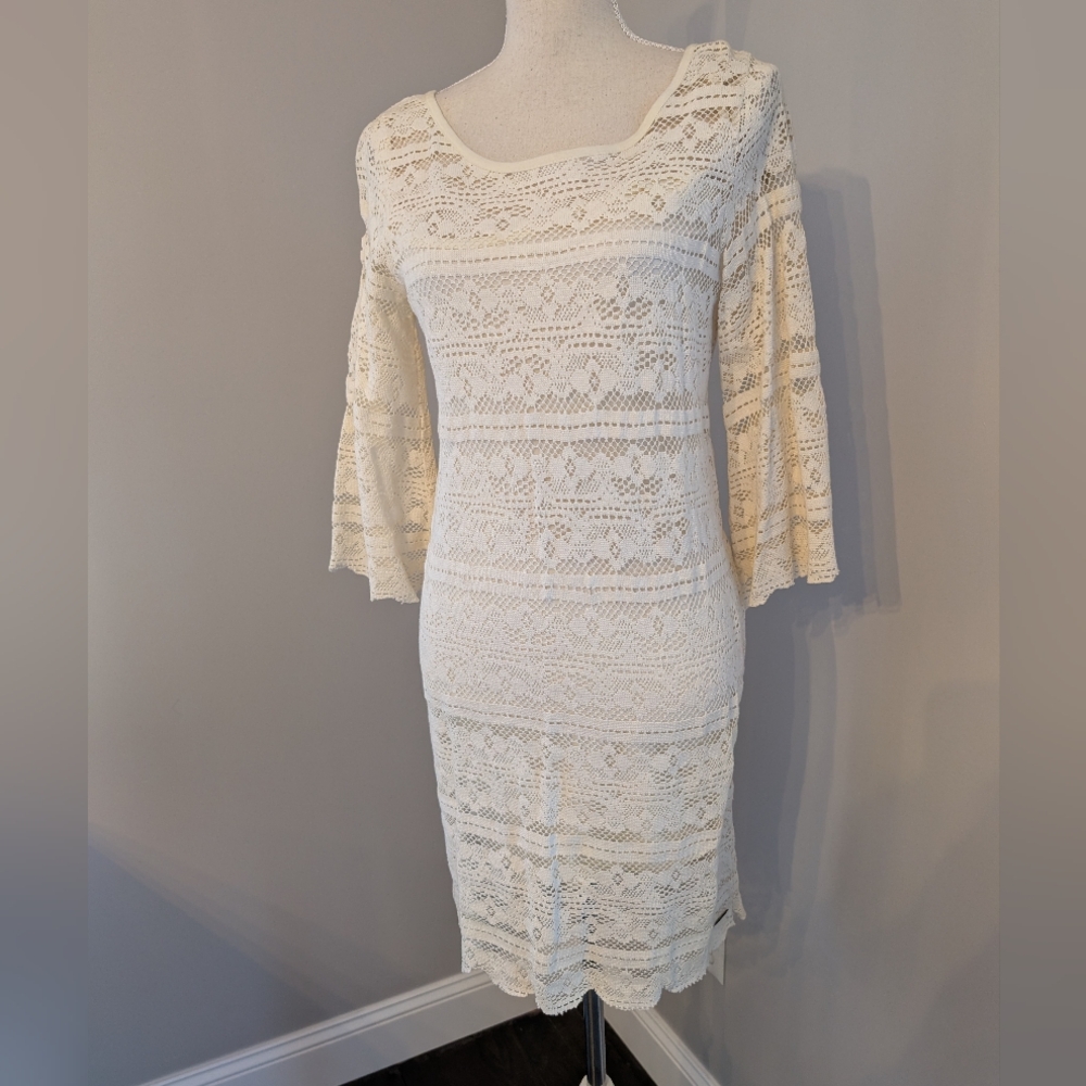 Billabong Designers Closet Lace pullover Summer Dress size Medium